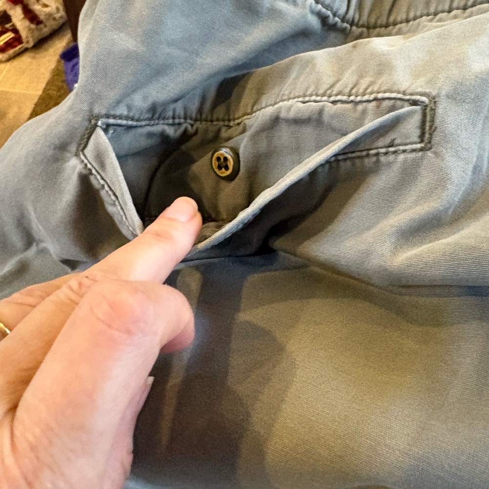 Tommy Bahama Light Gray Cargo Shorts